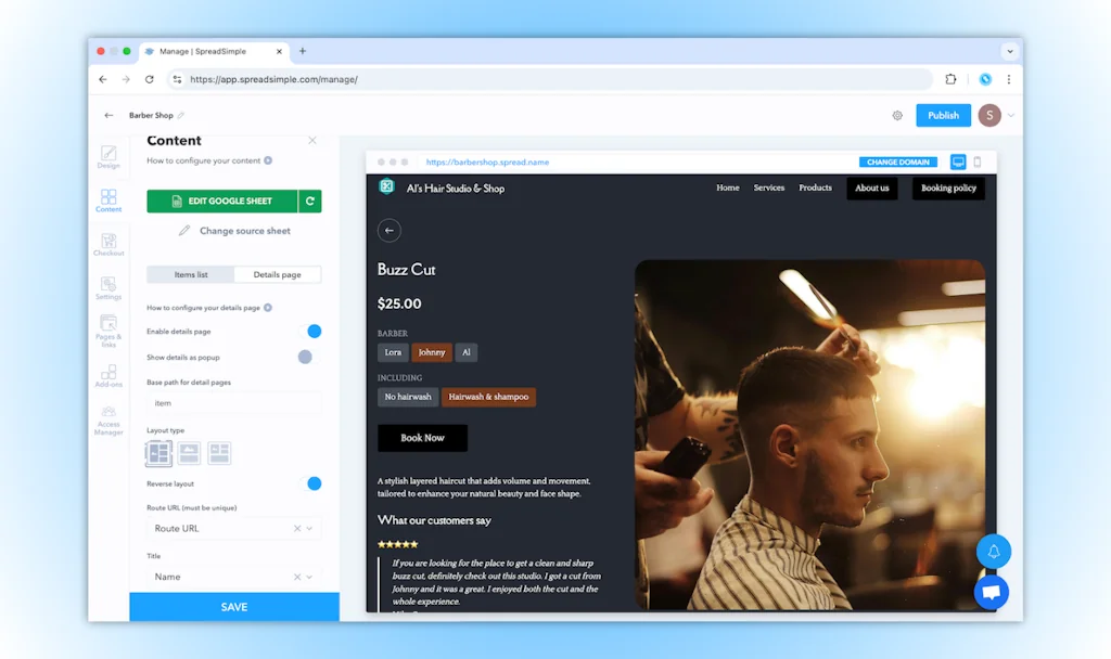 SpreadSimple screenshot 1 of 6