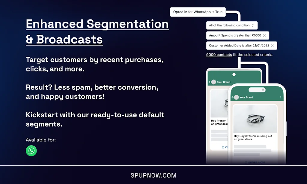 Spur: Instagram & WhatsApp Automations screenshot 2 of 3
