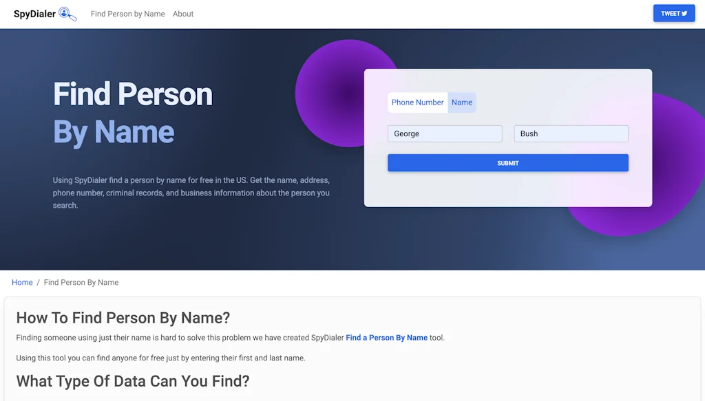 SpyDialer - Reverse Phone Lookup screenshot 4 of 5