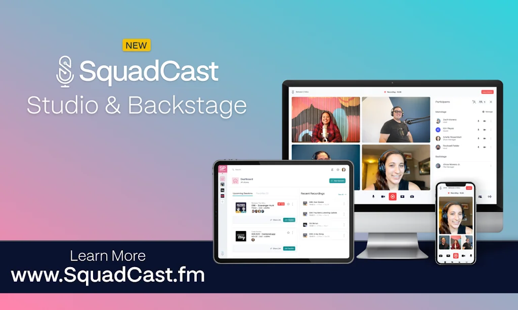 SquadCast by Descript screenshot 2 of 10