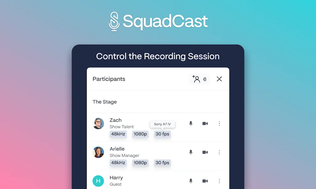 SquadCast by Descript screenshot 7 of 10