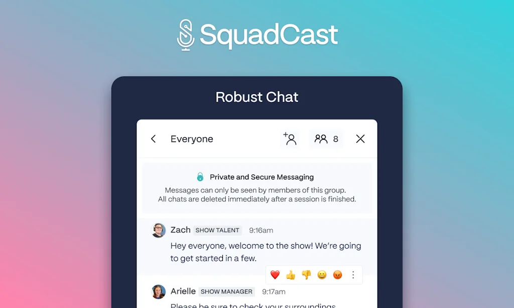 SquadCast by Descript screenshot 9 of 10