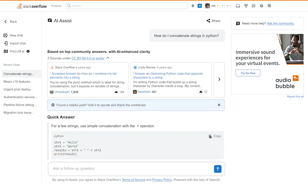 Stack Overflow  screenshot 3 of 3