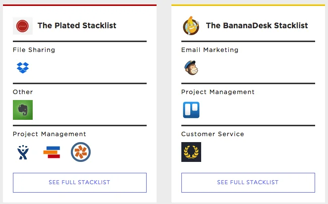 Stacklist screenshot 1 of 4