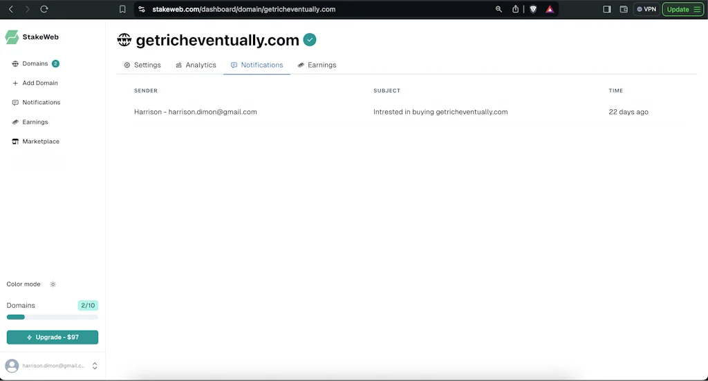 StakeWeb screenshot 6 of 11
