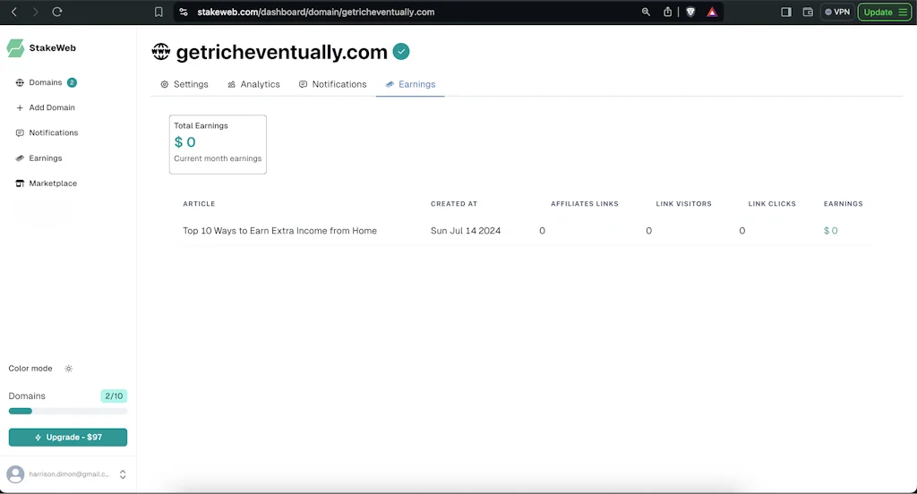 StakeWeb screenshot 7 of 11