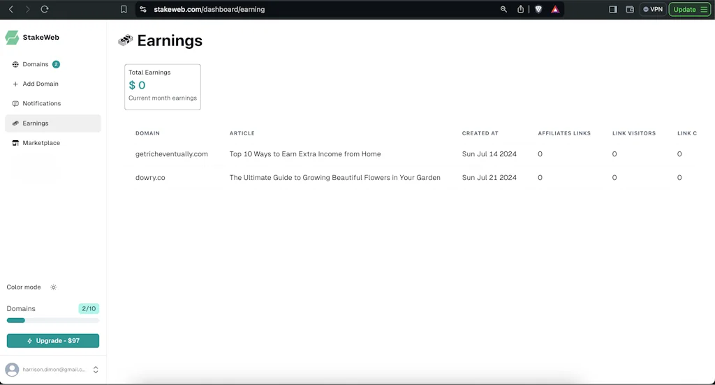 StakeWeb screenshot 8 of 11