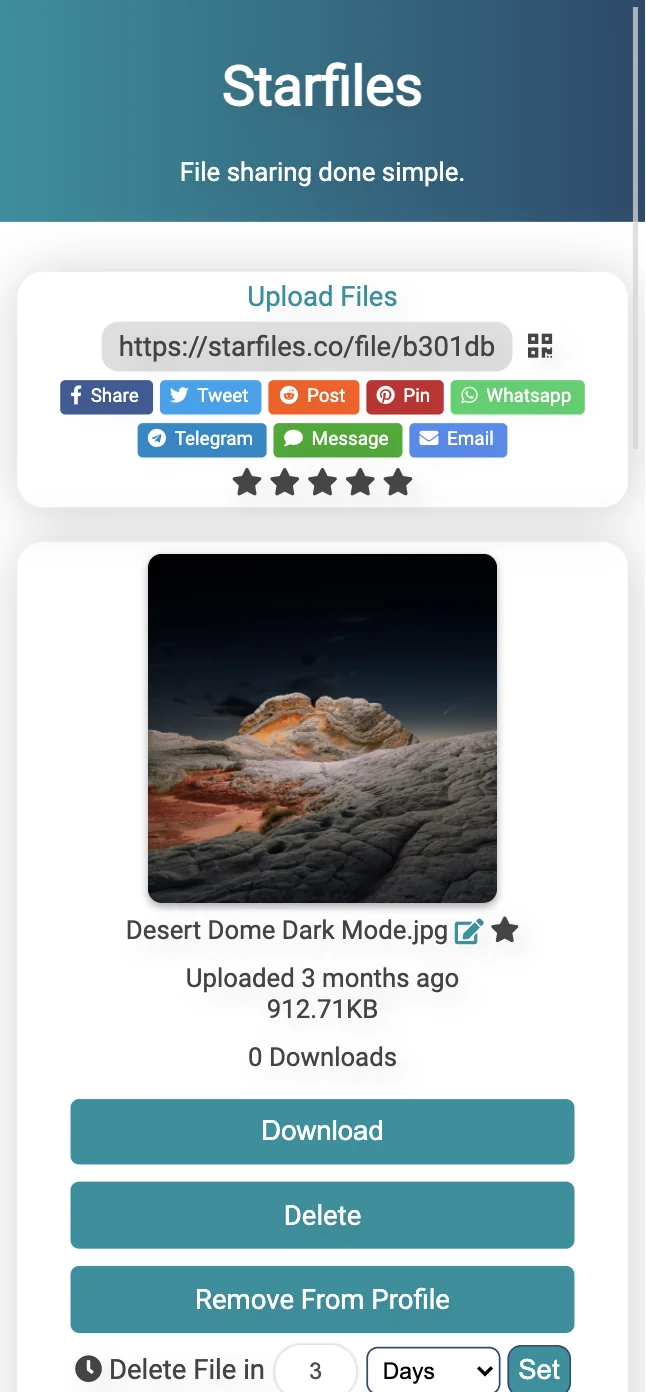 Starfiles screenshot 4 of 4