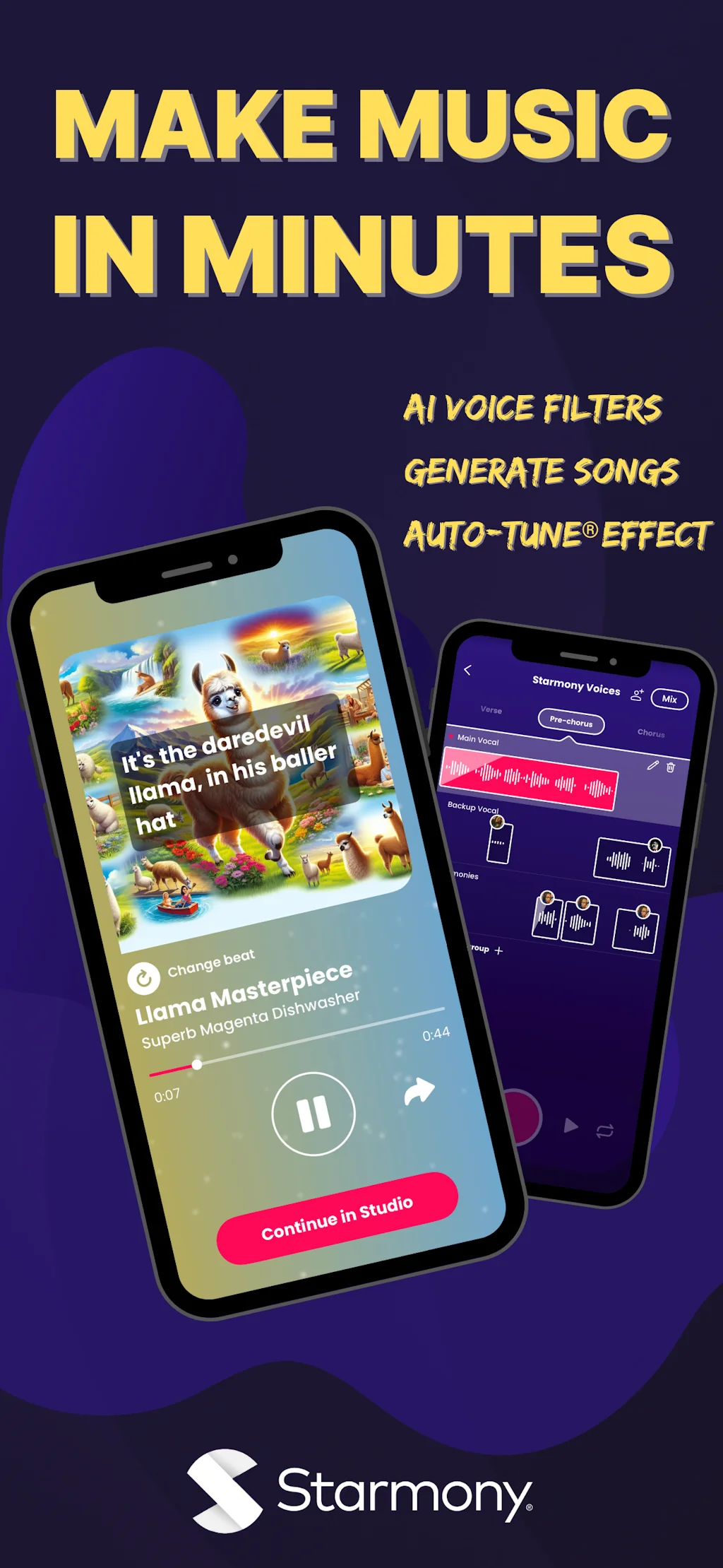 Starmony (AI Music Studio) screenshot 2 of 4