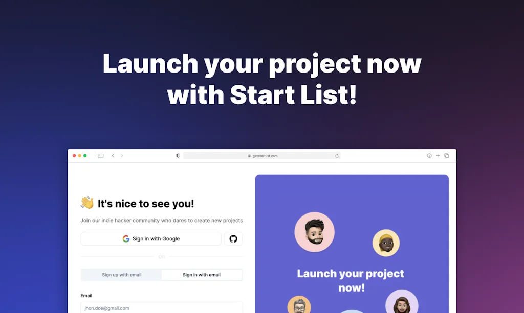 Start List screenshot 5 of 6