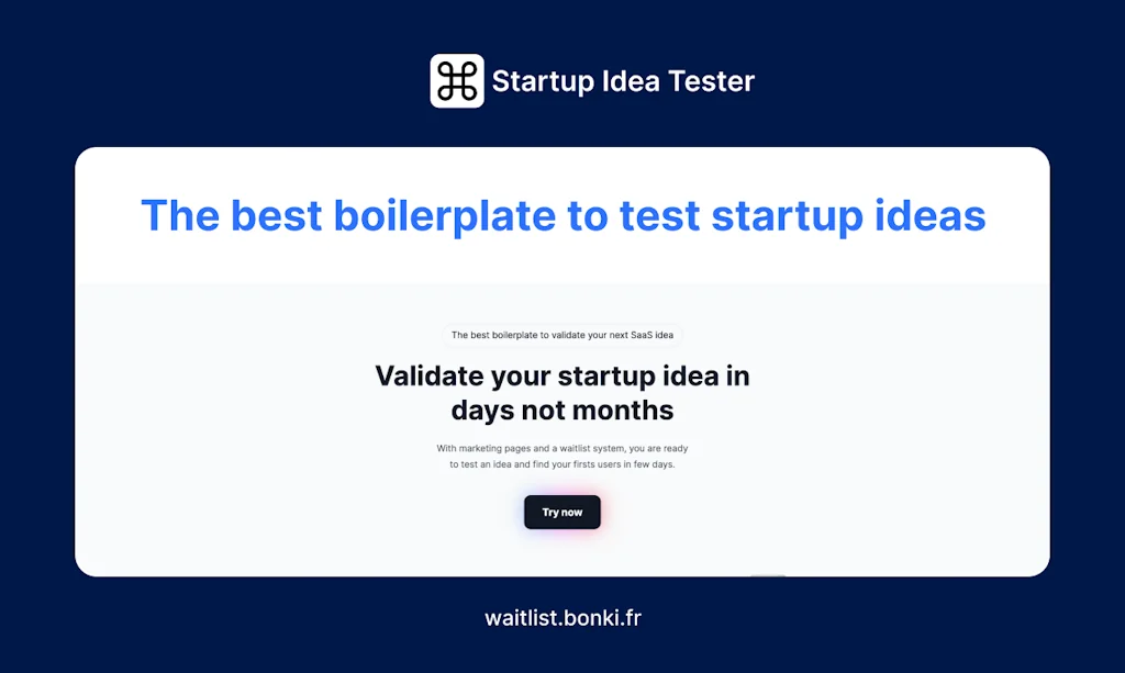 Startup Idea Tester screenshot 1 of 4