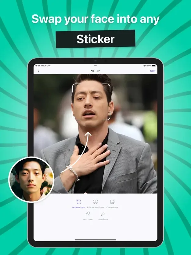 Stico - Ai Face Swap Sticker  screenshot 5 of 6