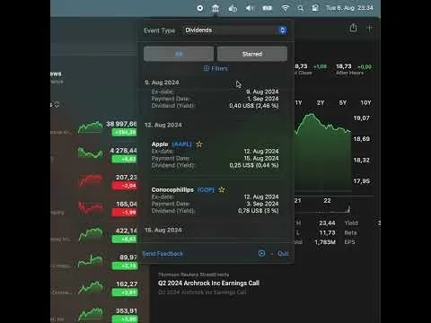 Stock Calendar App screenshot 3 of 3