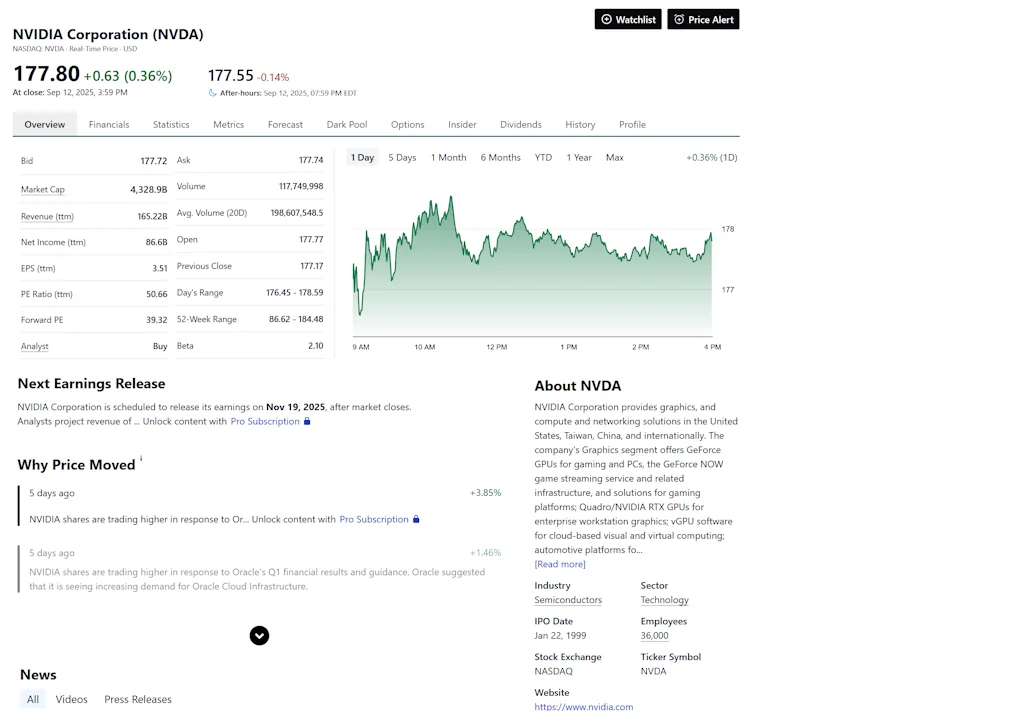 Stocknear screenshot 3 of 3