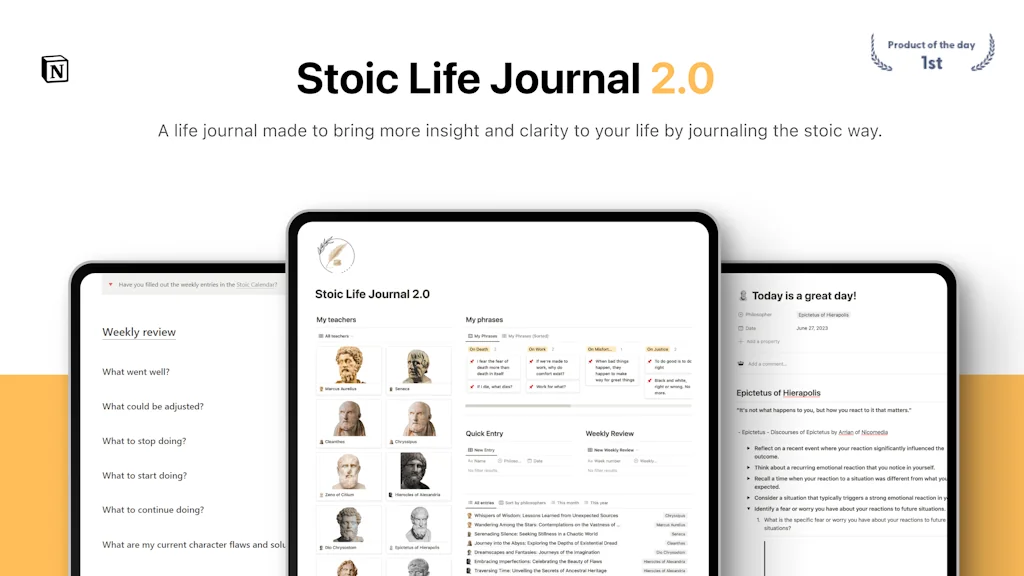 Stoic Life Journal screenshot 2 of 4