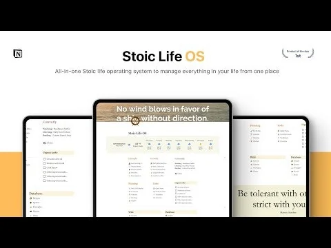 Stoic Life OS screenshot 1 of 5