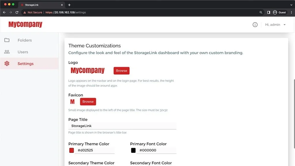 StorageLink screenshot 3 of 4