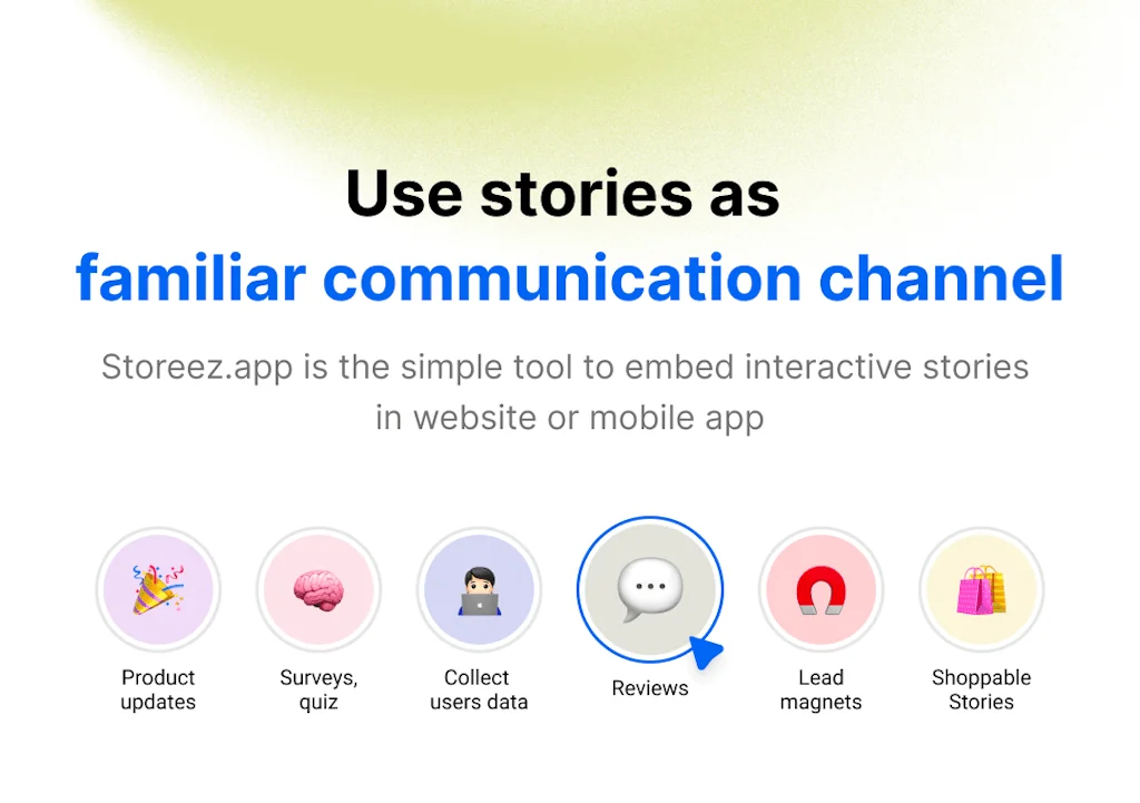 Storeez.app — engage your customers screenshot 1 of 8