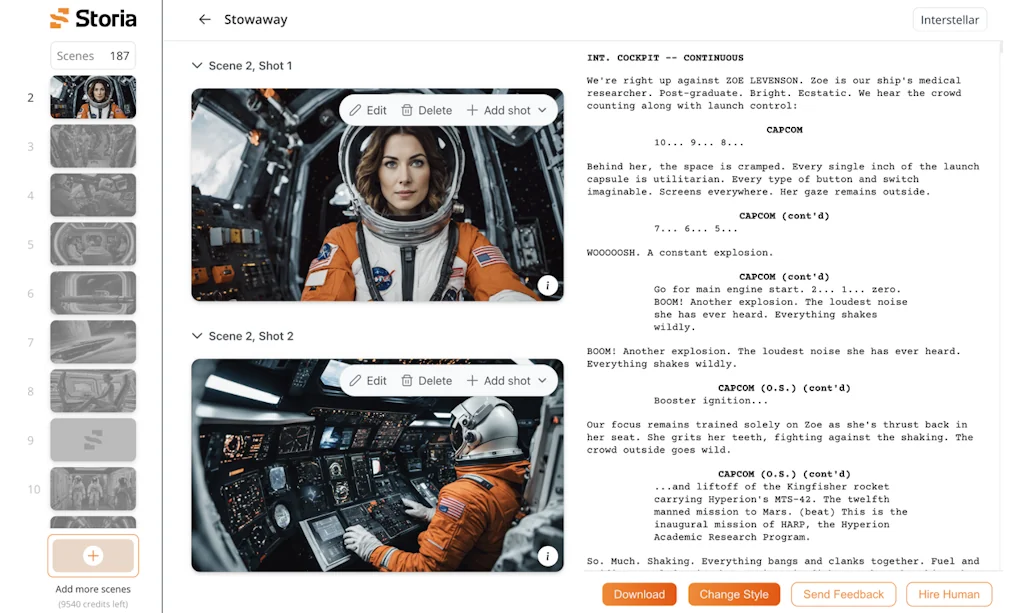 StoriaBoard screenshot 2 of 7