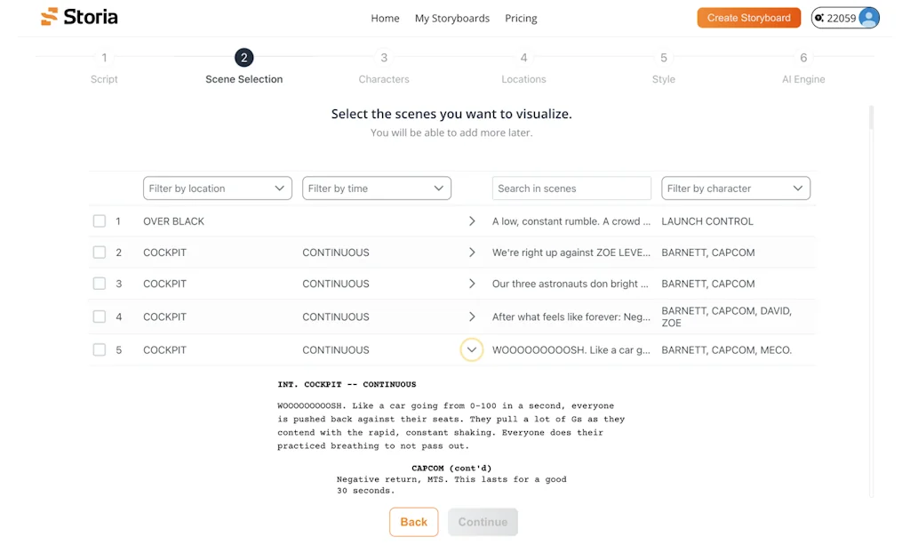 StoriaBoard screenshot 4 of 7