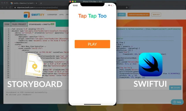 Storyboard to SwiftUI Converter screenshot 1 of 2