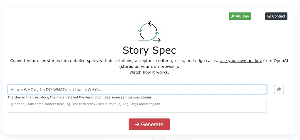 StorySpec screenshot 3 of 4