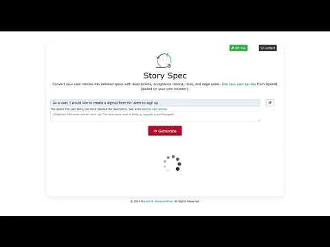 StorySpec screenshot 4 of 4