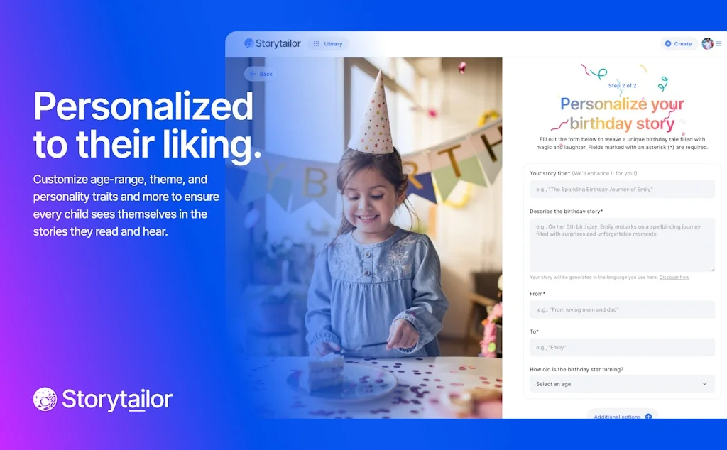 Storytailor screenshot 3 of 4