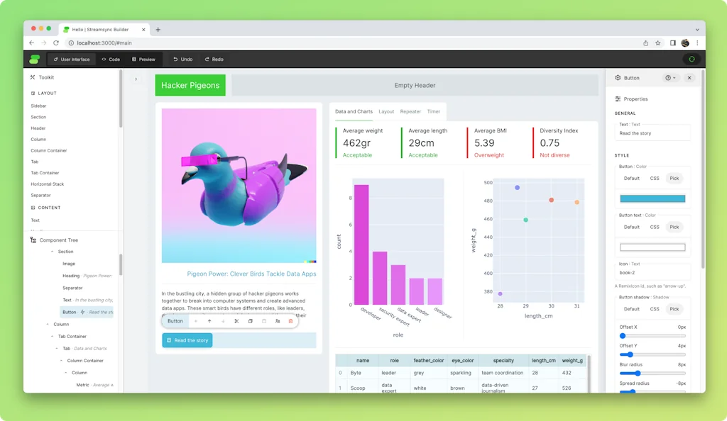 Streamsync screenshot 1 of 3