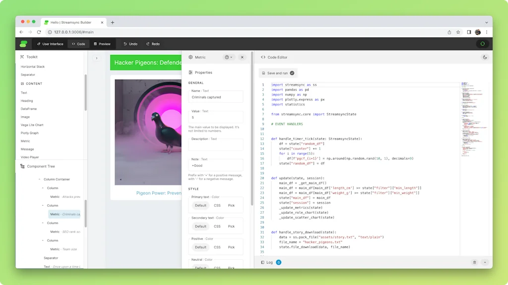 Streamsync screenshot 2 of 3