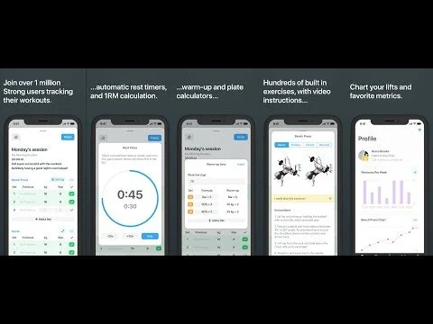 Strong Workout Tracker Gym Log screenshot 1 of 6