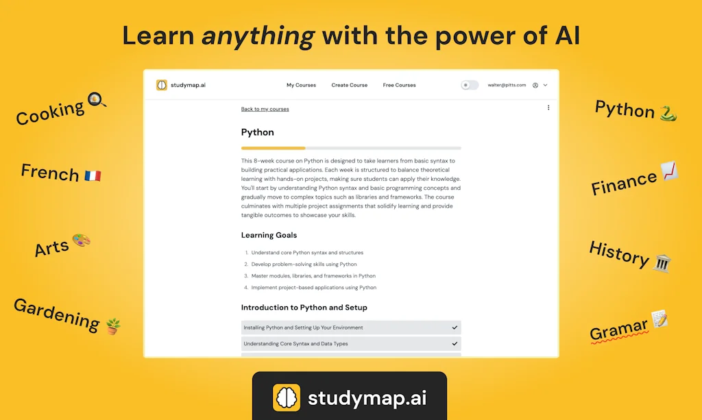 studymap.ai screenshot 1 of 4