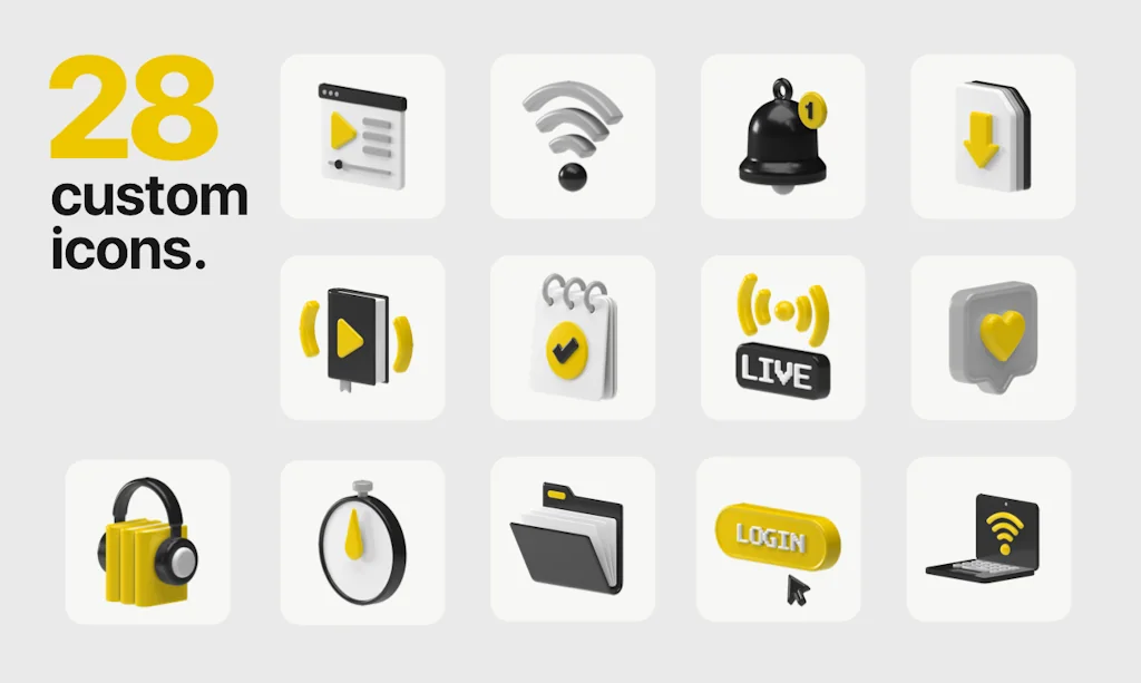 Studyum 3D icons screenshot 6 of 7