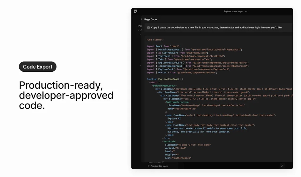 Subframe screenshot 3 of 5