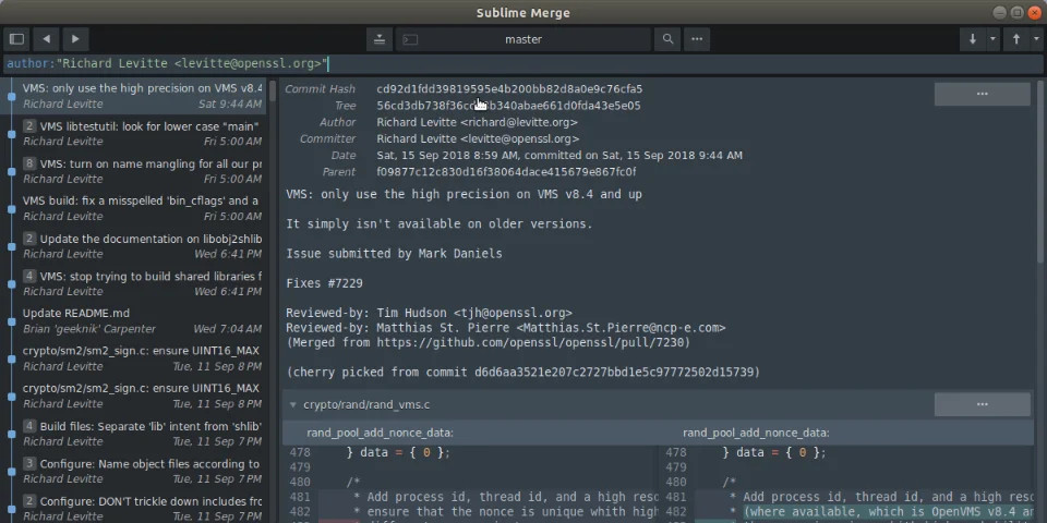 Sublime Merge screenshot 2 of 5