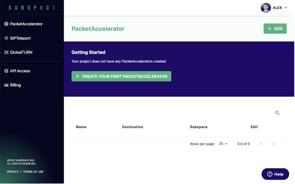Subspace Network-as-a-Service screenshot 3 of 5