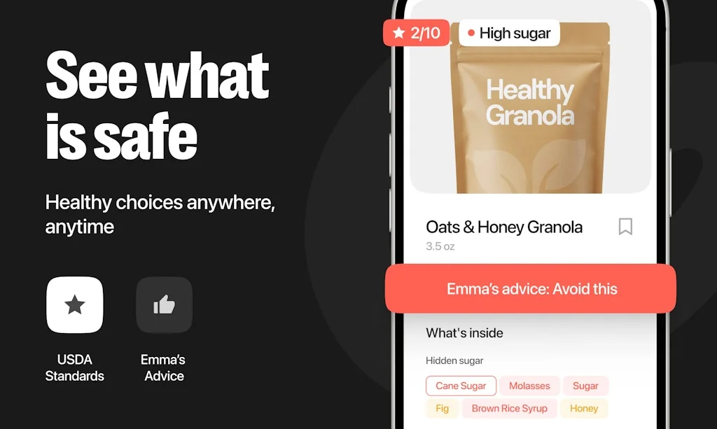 Emma:  AI Food Scanner screenshot 2 of 3