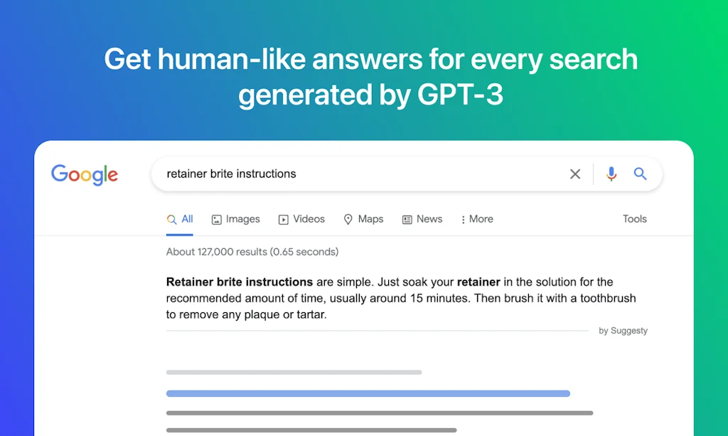 Suggesty: AI Search Tool screenshot 1 of 3