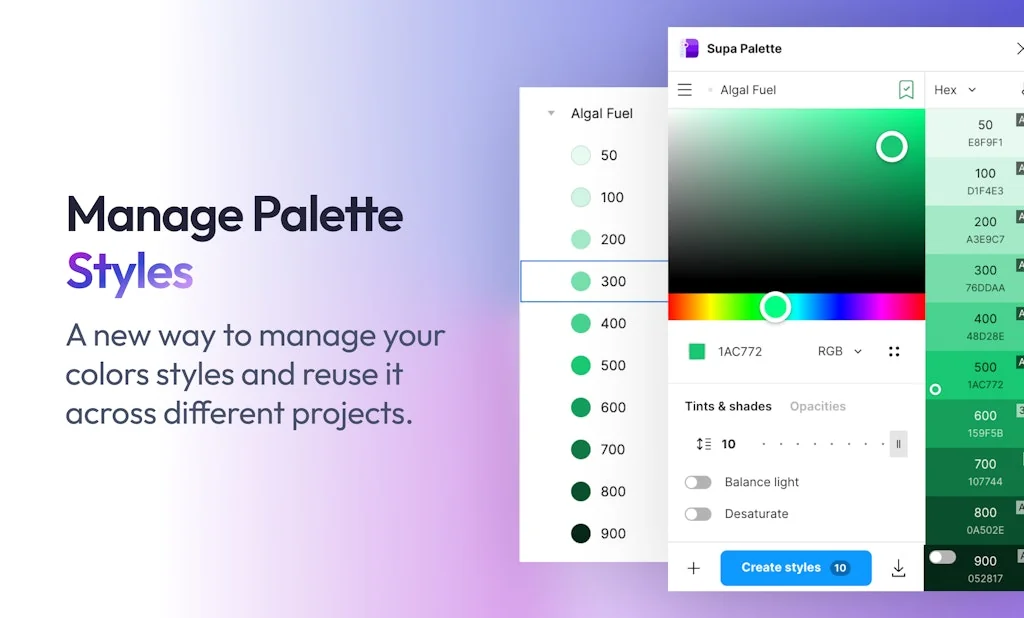 Supa Palette - Figma plugin screenshot 5 of 7
