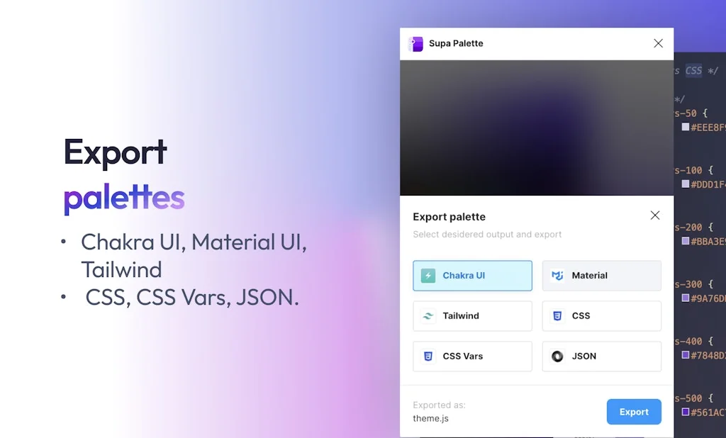 Supa Palette - Figma plugin screenshot 7 of 7