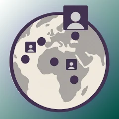 SupaBird Followers Map logo
