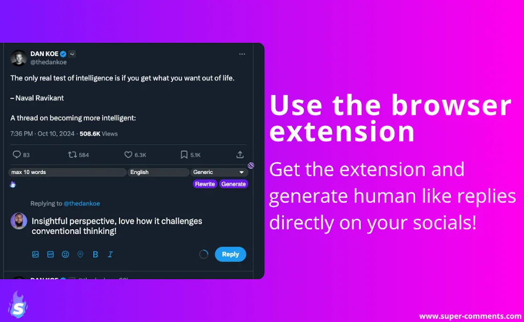 Super Comments AI screenshot 6 of 7