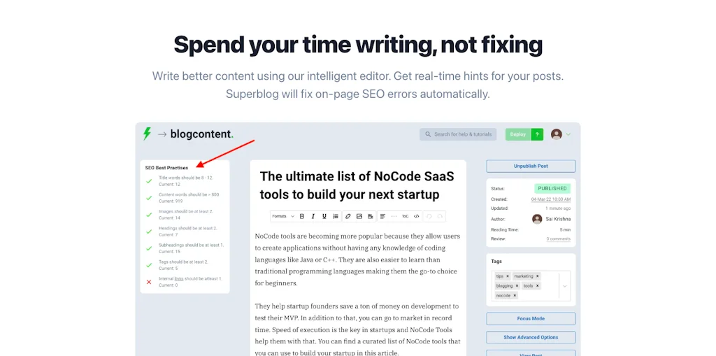Superblog screenshot 4 of 8