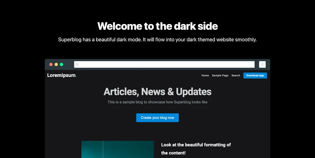 Superblog screenshot 5 of 8