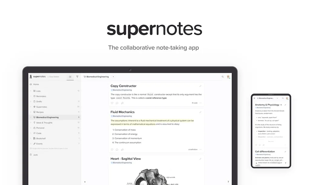 Supernotes screenshot 1 of 3