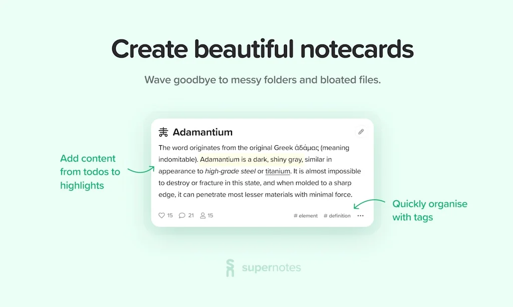 Supernotes screenshot 2 of 3