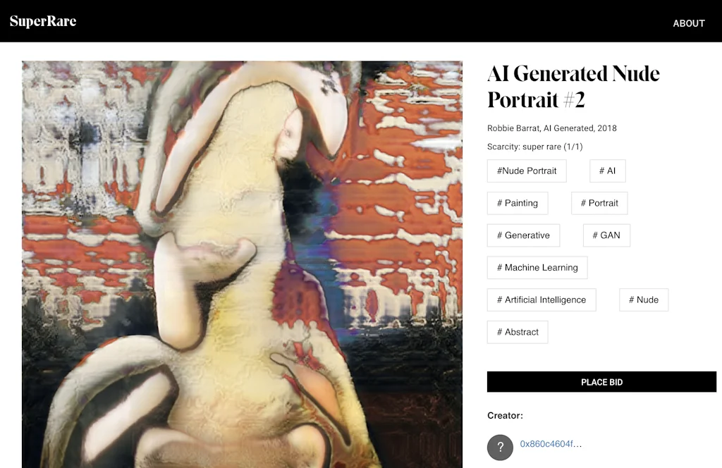 SuperRare screenshot 2 of 2