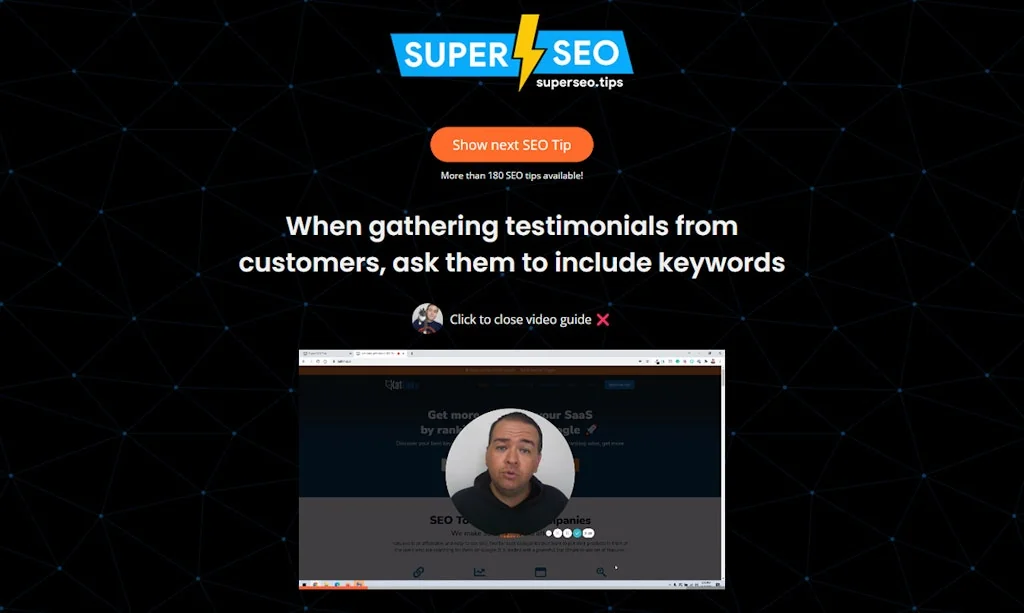 SuperSEO Tips screenshot 6 of 6