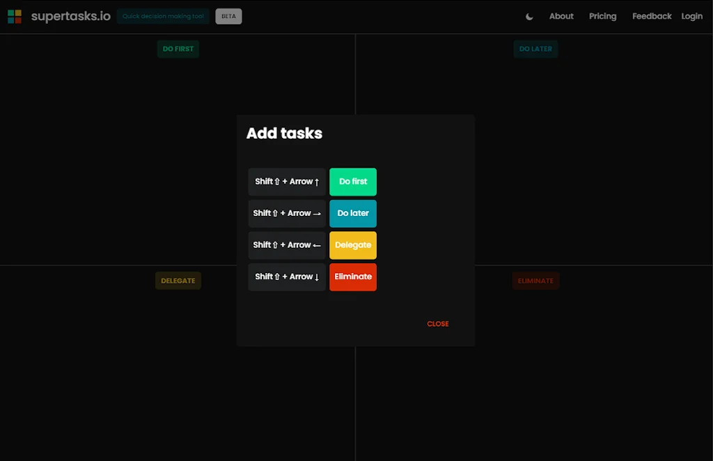 Supertasks.io screenshot 1 of 6