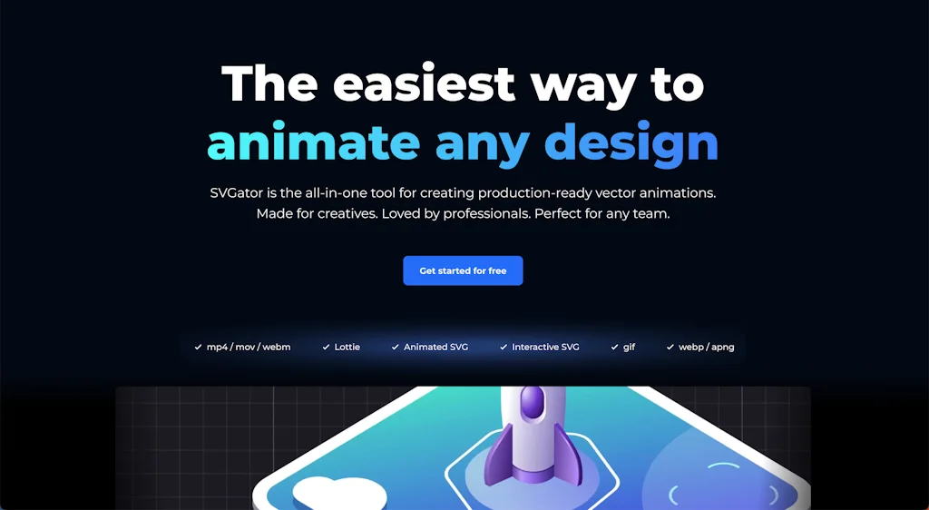 SVGator screenshot 1 of 7